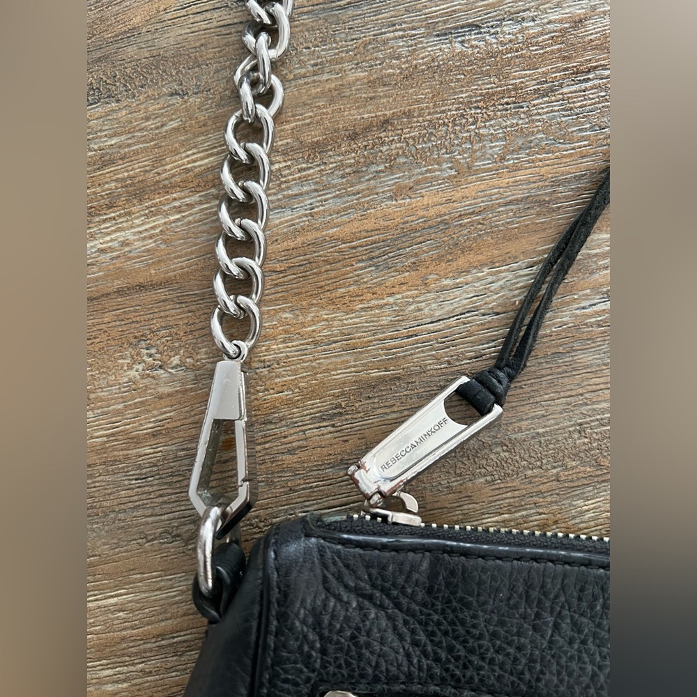 Black leather vintage Rebecca Minkoff Purse - Picture 5 of 7
